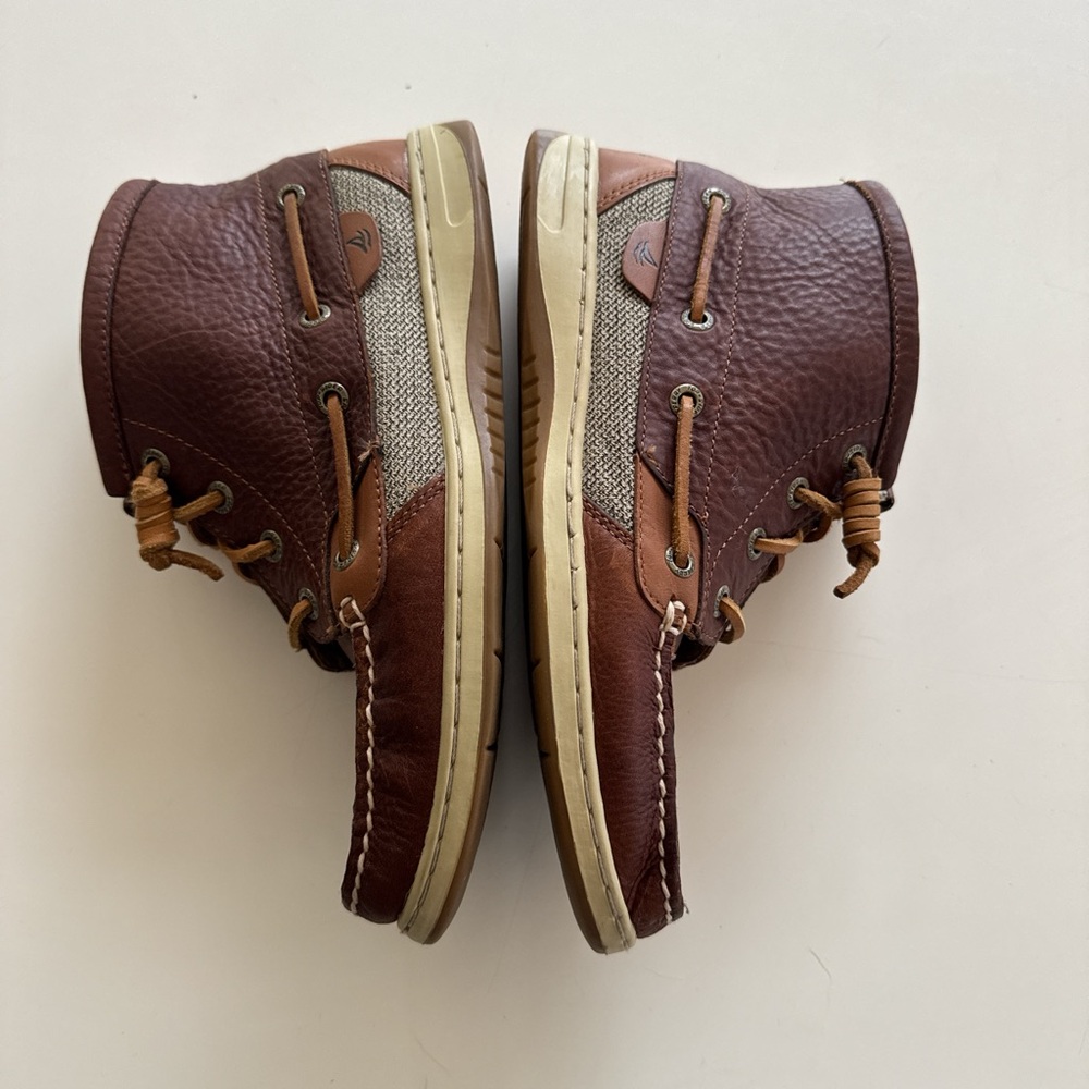 Sperry Brown and Tan Ankle Boots